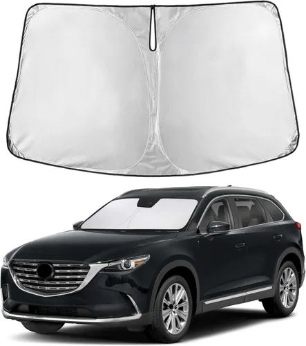 Miniatura 51 de EcoNour Parasol para parabrisas compatible con Hyundai Tucson 2016-2019 2020 2021, visera solar para parabrisas delantero y ventana, bloqueador