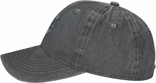 Miniatura 4 de Cowboy Hat Trendy Hats for Man and Women Djustable Four Season Outdoor Baseball Cap of Hell Skull with Angel Deep Heather