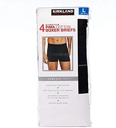 Miniatura 6 de Kirkland Signature Calzoncillos tipo bóxer para hombre paquete de 4 Variados