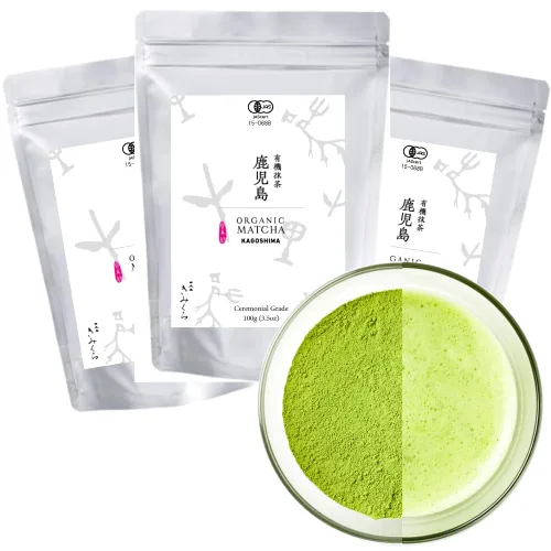 Miniatura 9 de Polvo de té verde matcha ceremonial orgánico de Kagoshima JAPÓN Té japonés KIMIKURA Matcha KIMIKURA