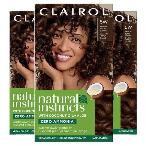 Miniatura 13 de Clairol Natural Instincts - Tinte semipermanente para el cabello, color negro azul 2BB, paquete de 1 unidad 2BB Azul Negro