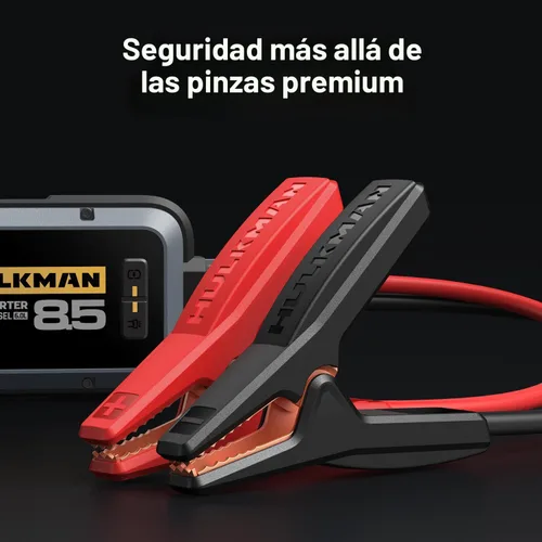 Miniatura 7 de Hulkman Alpha85, Gris Espacial, Arrancador Inteligente de 2000A 74Wh, Amplificador de Batería de Coche Portátil de 12V con Pantalla de 3.3", Paquete