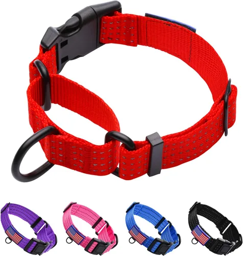 Miniatura 8 de Collar Martingale para Entrenamiento de Perros. Collares Reflectantes Ajustables para Perros con Hebilla - SIN Tirones - Previene que se Escapen