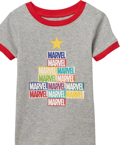 Miniatura 12 de Amazon Essentials Disney Marvel Star Wars - Pijama unisex de algodón ajustado para niños