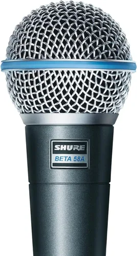 Miniatura 4 de Shure Micrófono vocal BETA 58A - Micrófono dinámico supercardioide de un solo elemento para escenario y estudio, incluye adaptador de soporte