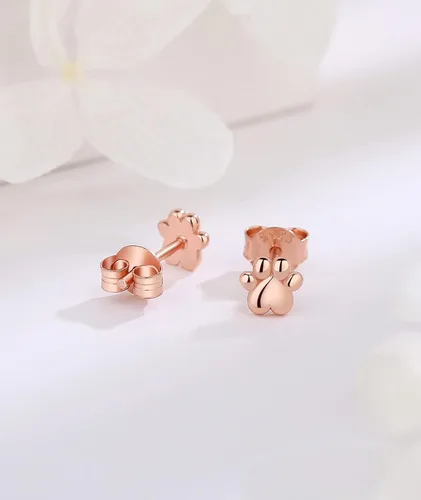 Miniatura 3 de INFUSEU Aretes de plata de ley para mujeres y niñas, bonitos aretes de animales, Plata de ley