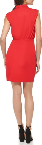 Miniatura 3 de GUESS Vestido tipo camiseta con botones para mujer