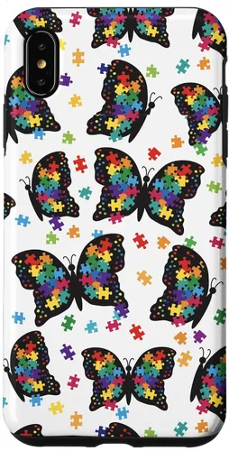 Miniatura 11 de Funda con patrón de rompecabezas de mariposa para iPhone 17