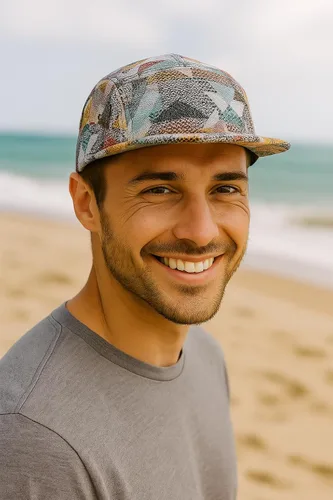 Miniatura 134 de Gorra de 5 paneles Diseños únicos multicolor Gorras para hombres y mujeres Grande o XL