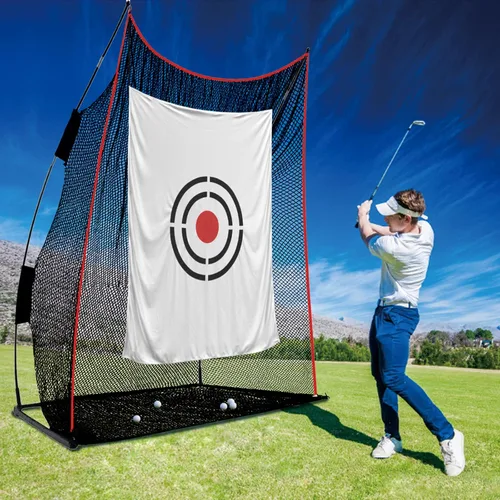 Miniatura 8 de Objetivo de golf de tela de golf para reemplazo de red, objetivo de golf para golpear red, objetivo de práctica de golf, ayudas de entrenamiento