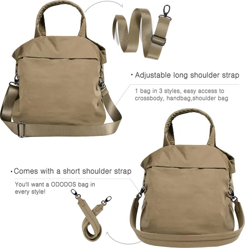 Miniatura 3 de ODODOS Bolsos Hobo Multi 20 con 2 correas para mujer bolsos de mano bolsos cruzados