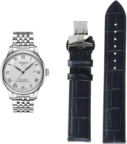 Tissot Mens Le Locle Stainless Steel Dress Watch