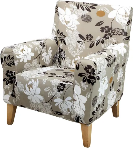Miniatura 38 de FUANGUI Funda para Sillón de Banquete con Brazos Fundas para Sillas Elásticas Funda para Sillón Club Funda Suave para Sillón Sofá Cubiertas 03