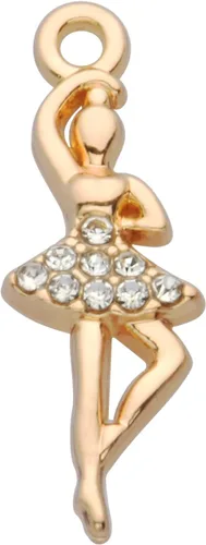 Miniatura 31 de Paquete de 20 dijes de diamantes de imitación chapados en oro, accesorios de cristal para collares, pulseras, joyería, manualidades, bricolaje