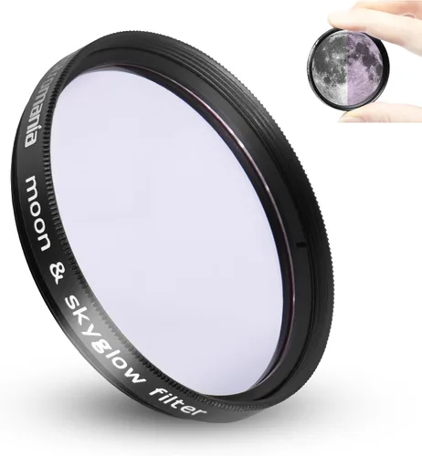 Miniatura 8 de Astromania Filtro de luna para telescopio de 1.25 pulgadas, filtro Moon Skyglow reduce el deslumbramiento de la luna y mejora el detalle del cráter