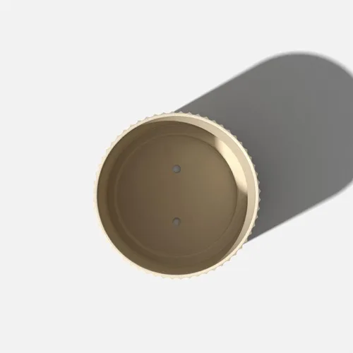 Miniatura 7 de Veradek Demi Series Maceta redonda para porche, patio, jardín trasero Material duradero de plástico-hormigón Decoración moderna para plantas