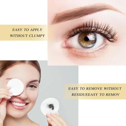 Miniatura 6 de QUEWEL Lash Bond - Pegamento de pestañas en racimo negro para extensiones de pestañas, rímel impermeable de larga duración