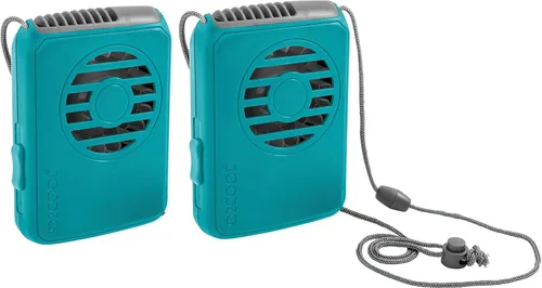 Miniatura 7 de O2COOL Ventilador de Collar Deluxe, Funciona con Pilas, para Enfriamiento Personal con Correa Ajustable (Negro)