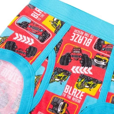 Miniatura 4 de Ropa interior para niños con licencia Mickey Mouse Blaze Cars Paw Patrol Marvel Toy Story paquete de 8 calzoncillos para niños pequeños y grandes