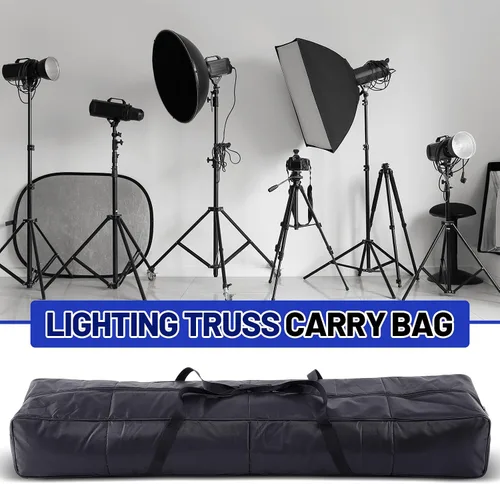 Miniatura 2 de Dansydaisy Bolsa de soporte de luz de altavoz de 62 pulgadas con perla, bolsa de transporte de truss de algodón, funda de transporte con asa