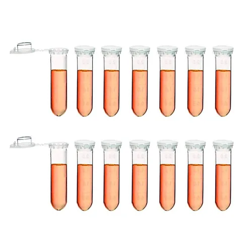 Miniatura 3 de Tubos de centrífuga, paquete de 200 tubos de ensayo Mirco graduados transparentes de polipropileno de 0.1 fl oz con tapa a presión para contenedor