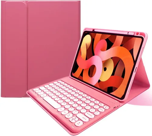 Miniatura 4 de kaitesi Funda de teclado para iPad A16 de 11ª generación de 11 pulgadas 2025, iPad de 10ª generación de 10.9 pulgadas 2022, funda de teclado