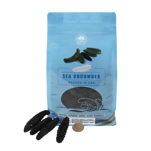 Miniatura 7 de DOL Wild Caught, pasador negro atlántico secado al sol, pepino de mar 30-40 piezas de 7 a 9 años, totalmente nutritivo natural, 30-40