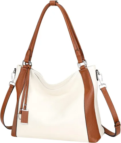 Miniatura 2 de Over Earth Bolsos de cuero suave para mujer, bolso de hombro tipo hobo grande