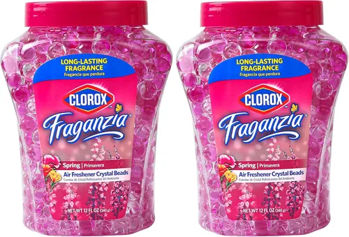 Miniatura 24 de Clorox Fraganzia Crystal Beads Ambientador con aroma hawaiano de escape, desodorante de habitación de larga duración, cuentas de gel eliminador