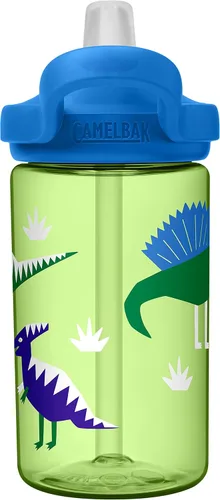 Miniatura 16 de CamelBak Eddy+ Kids Water Bottle with Bite Valve Straw, Leak‑Resistant Easy‑Sip Design for Everyday Hydration, 14oz Kids Animales de la selva