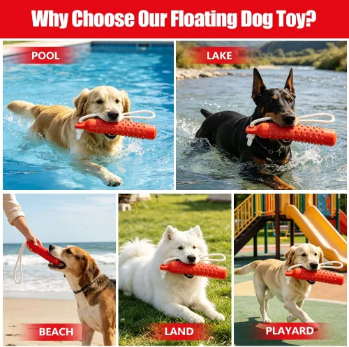 Miniatura 6 de Juguete flotante para perros, maniquí de entrenamiento para perros retriever, juguetes flotantes para buscar agua, ligero para flotar en la cuerda