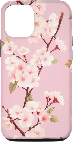 Miniatura 27 de Funda rosa pastel con patrón Japanese Cherry Blossom Floral Flower para iPhone 14 Pro