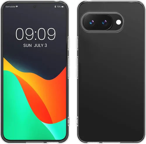 Miniatura 14 de kwmobile Funda compatible con Google Pixel 3a - Funda transparente suave delgada y flexible TPU Funda protectora para teléfono - Transparente