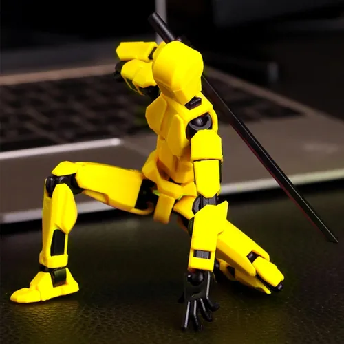 Miniatura 7 de Rugwun Figura de acción de Titan 13, Lucky Robot 13 figuras de acción, divertidas figuras de acción impresas en 3D multiarticuladas, figura