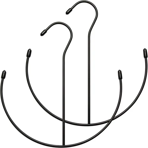 Miniatura 7 de ZEDODIER Colgadores para Cinturones, Estante para Cinturones Negro Organizadores de Accesorios de Armario, Gancho Organizador de Armario