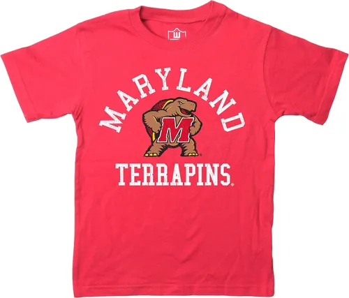 Miniatura 86 de Wes and Willy Camiseta de algodón orgánico de manga corta para niños de la NCAA rutgers scarlet knights rojo