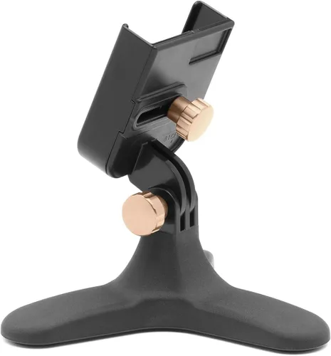 WeatherTech DeskFone - Soporte universal para teléfono celular de escritorio (pomos metálicos color oro rosa)