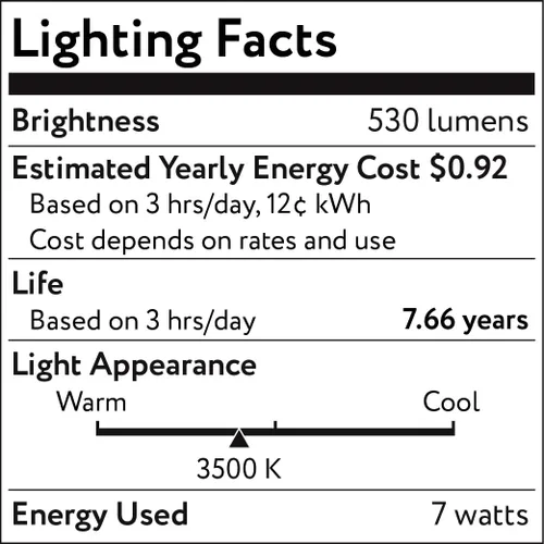 Miniatura 8 de Goodlite G-19895 MR16 LED 7 W (reemplazo de 50 vatios), inundación de 40°, CRI90+, 550 lúmenes, bombilla puntual, regulable, listado UL, blanco