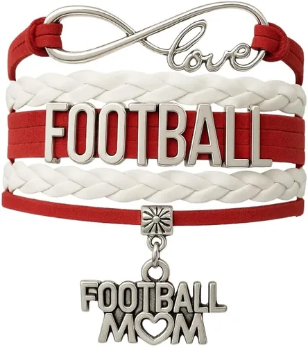 Miniatura 7 de Sportybella Pulsera de fútbol para mamá, pulsera de fútbol para mamá, pulsera de fútbol para madres de fútbol americano