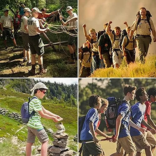 Miniatura 6 de Pantalones de senderismo convertibles para niños, ligeros, de secado rápido, con cremallera, para niños, jóvenes, exteriores, UPF 50+, pantalones