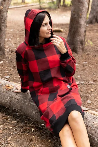 Miniatura 130 de Lazy One Sudadera con capucha de gran tamaño, ropa de dormir cómoda, vestido de suéter para mujer