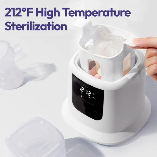 Miniatura 8 de NCVI Calentador de leche para bebé, calentamiento rápido de 3 minutos, 8 en 1, calentador de bolsas de leche materna para bebés con temporizador