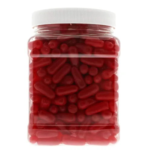 Hot Tamales al por mayor 2LB - Caramelo suave y masticable original de canela en jarra cuadrada reutilizable lista para regalo de 32 FL OZ