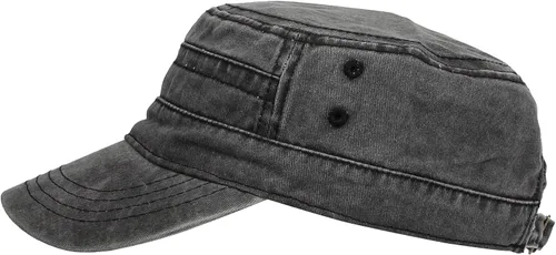 Miniatura 3 de WITHMOONS KZ40037 - Gorra de algodón lavado para hombre y mujer