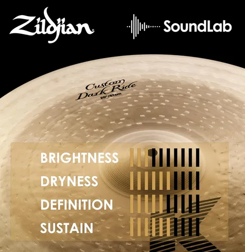 Miniatura 5 de Zildjian K Custom Dark Ride Platillo - 20 pulgadas