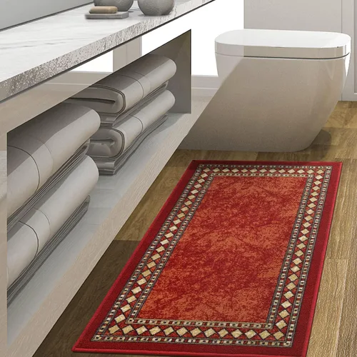 Miniatura 51 de Antep Rugs - Alfombras modernas con bordes, antideslizantes (antideslizante), de perfil bajo con respaldo de goma, para cocina, juego de 2 piezas