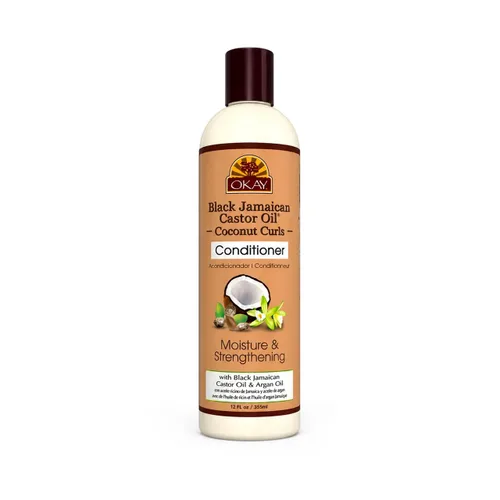 Miniatura 9 de OKAY - Acondicionador sin enjuague con aceite de ricino jamaicano negro - Todo tipo de cabello/texturas - Repara, hidrata, hace crecer un cabello