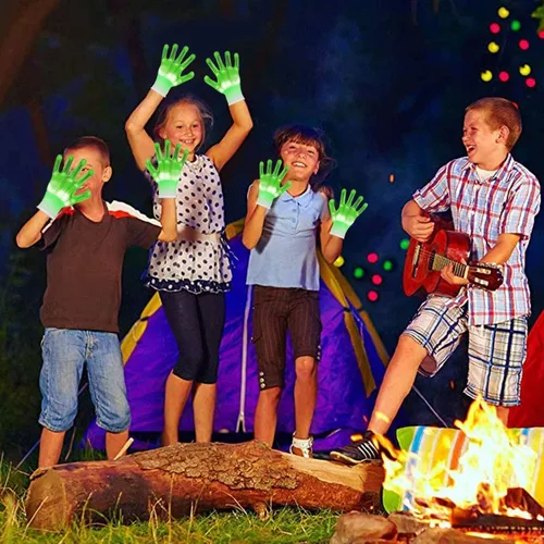 Miniatura 4 de WEICHUANGXIN Light Up LED Gloves New Fun Cool Party Favor Hot Toys Cool Toys Christmas Birthday Gifts for Boys Girls