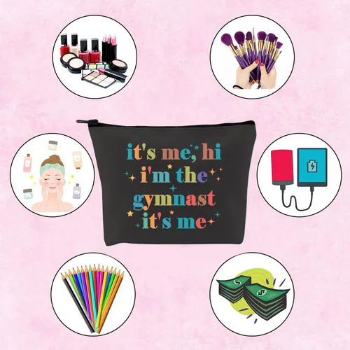 Miniatura 4 de TSOTMO Gimnasta equipo de gimnasia regalo regalo de graduación de gimnasta "It's Me, Hi I'm the Gymnast It's Me", bolsa de regalo para mujeres
