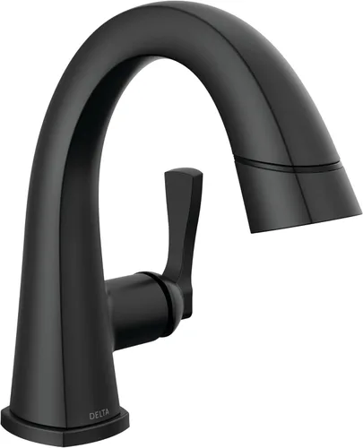 Miniatura 8 de Delta Faucet Stryke - Grifo de baño extraíble, grifo de baño extraíble de níquel cepillado con rociador extraíble, grifo de lavabo de baño, acero